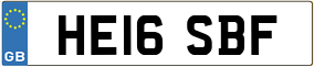 Truck License Plate